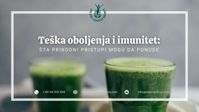 Teška oboljenja i imunitet: Šta prirodni pristupi mogu da ponude