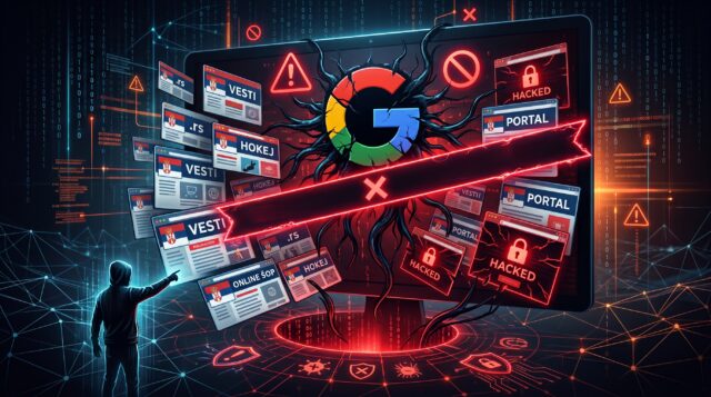Sve više domaćih sajtova završava na Google crnoj listi, upozorava Hakovan sajt